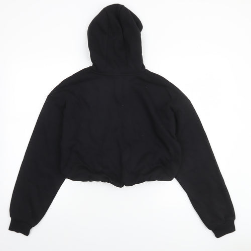 Primark Girls Black Full Zip LA California Hoodie 13-14 Years
