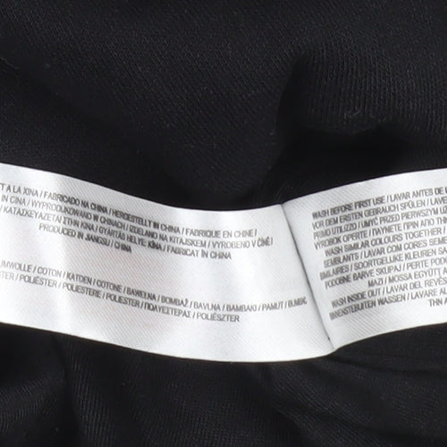 Primark Girls Black Full Zip LA California Hoodie 13-14 Years