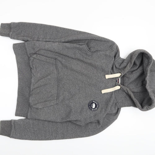 SoulCal & Co Women's Grey Pullover Hoodie UK 8 Cotton Blend Casual