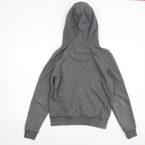 SoulCal & Co Women's Grey Pullover Hoodie UK 8 Cotton Blend Casual