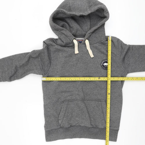 SoulCal & Co Women's Grey Pullover Hoodie UK 8 Cotton Blend Casual
