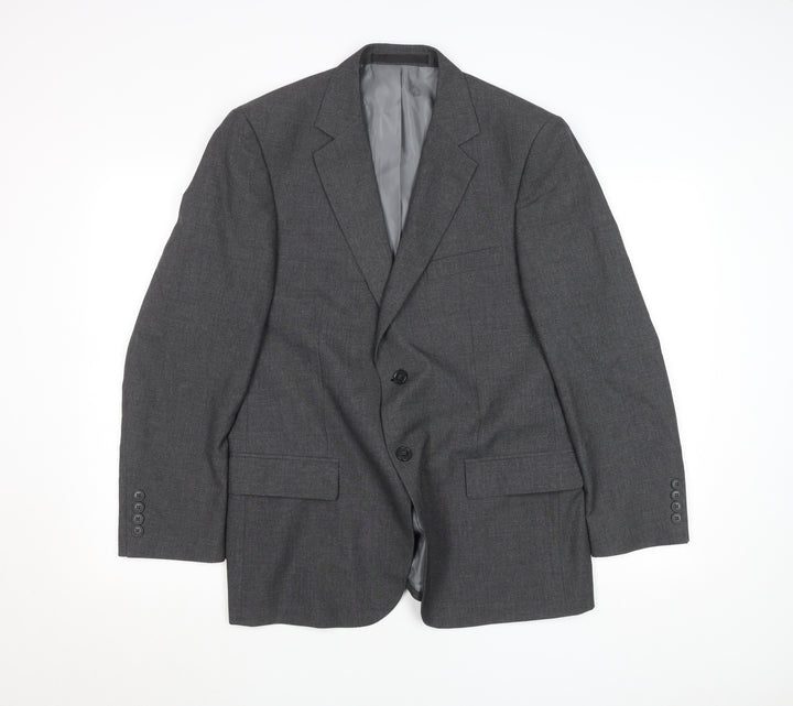 Marks and Spencer Men's Grey Wool Blend Classic Blazer 42R