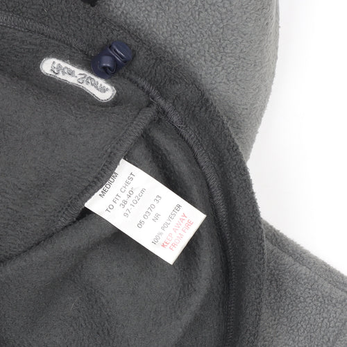 Peter Storm Men's Grey Fleece Half Zip Jacket Size M Regular Fit