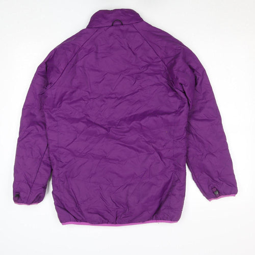 Crane Men’s Purple Lightweight Puffer Jacket Size M Full Zip
