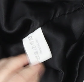 Uniqlo Women’s Black Wool Short Lace Collar Jacket Size S