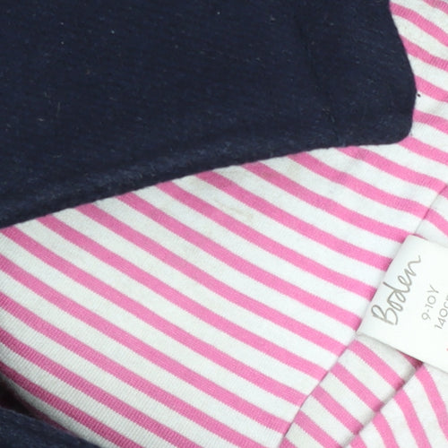 Boden Girls Blue Wool Blend Duffle Coat Hooded 9-10 Years Lined Winter