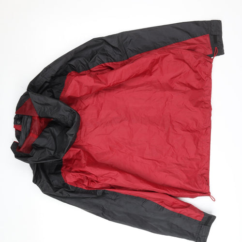 Cotton Traders Men's Red Waterproof Hooded Jacket Size M
