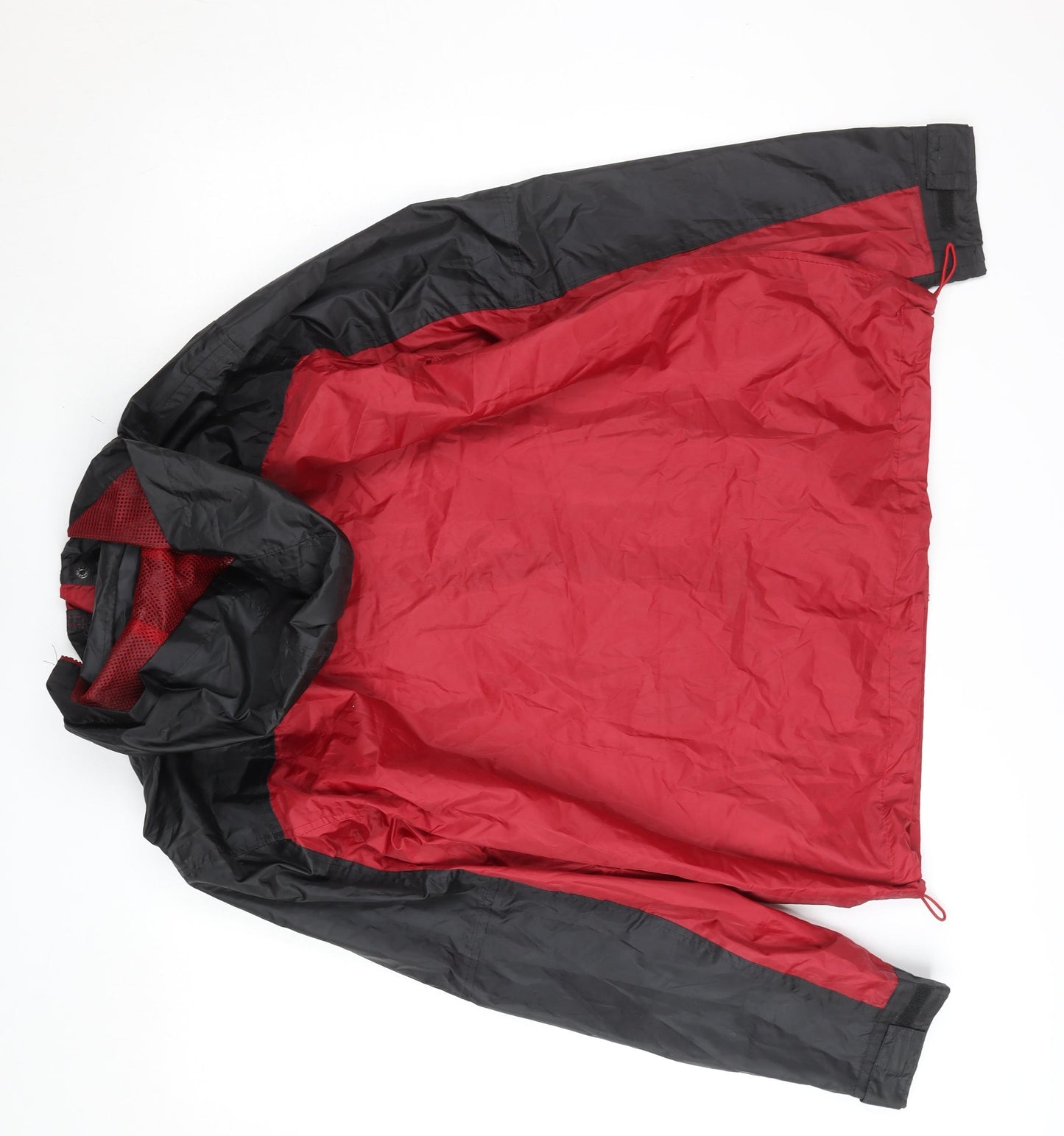 Cotton Traders Men's Red Waterproof Hooded Jacket Size M