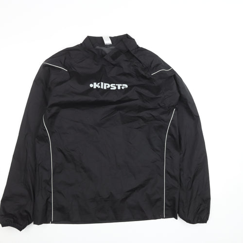 Decathlon Kipsta Men's Black M Windbreaker Jacket Sports Lightweight