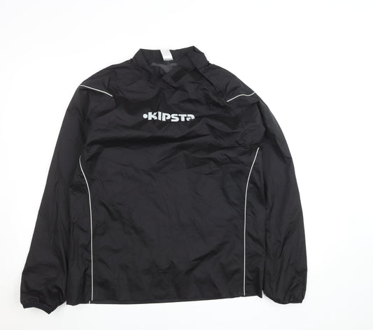 Decathlon Kipsta Men's Black M Windbreaker Jacket Sports Lightweight