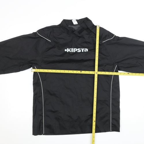 Decathlon Kipsta Men's Black M Windbreaker Jacket Sports Lightweight