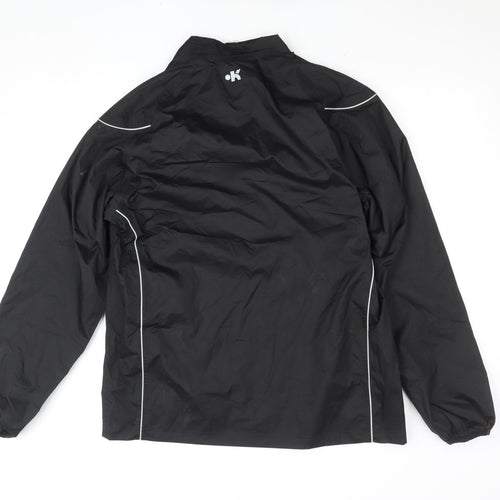 Decathlon Kipsta Men's Black M Windbreaker Jacket Sports Lightweight