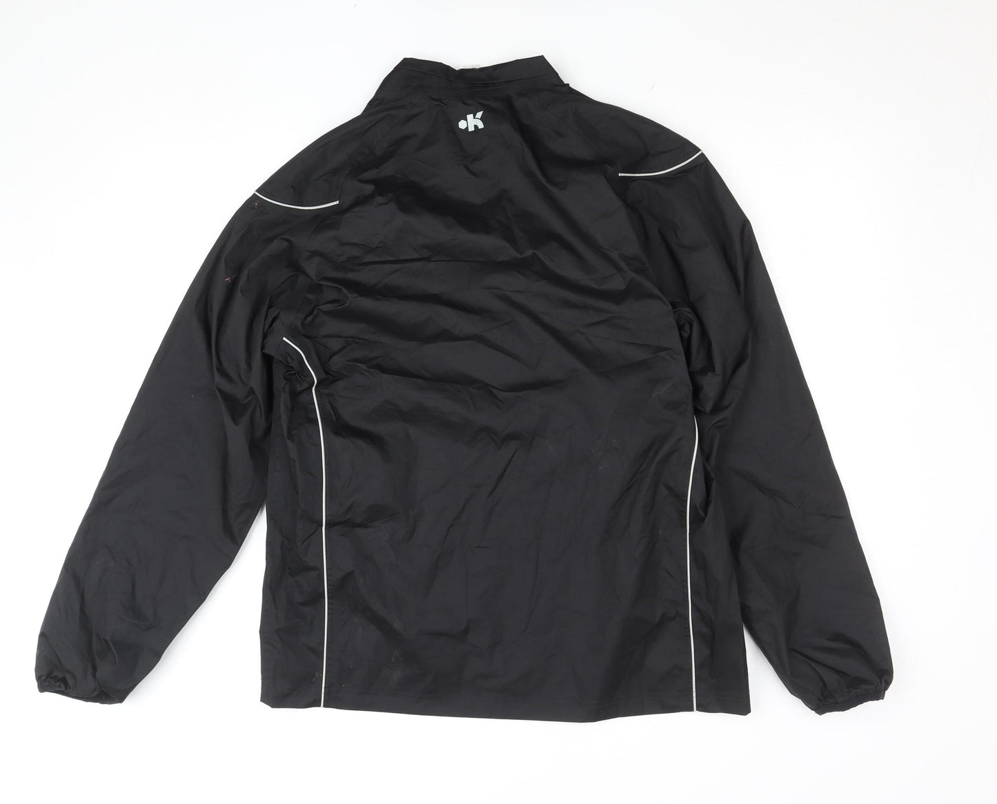 Decathlon Kipsta Men's Black M Windbreaker Jacket Sports Lightweight