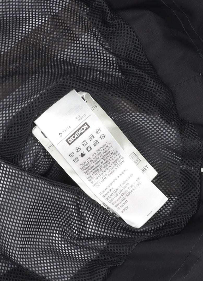 Decathlon Kipsta Men's Black M Windbreaker Jacket Sports Lightweight