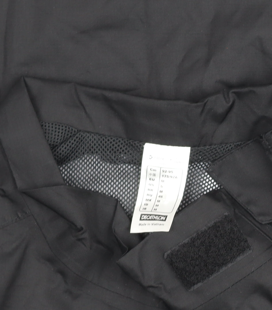 Decathlon Kipsta Men's Black M Windbreaker Jacket Sports Lightweight