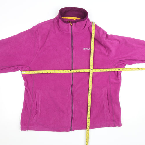 Regatta Womens Purple Fleece Full Zip Jacket Size 22 Plus