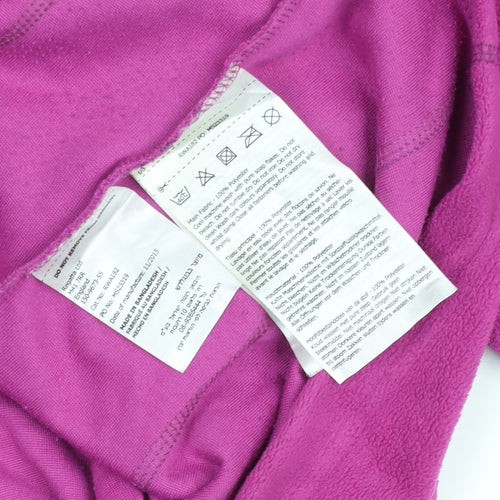 Regatta Womens Purple Fleece Full Zip Jacket Size 22 Plus
