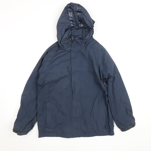 Regatta Boys Blue Waterproof Hooded Rain Coat Jacket Age 12 EUR 152