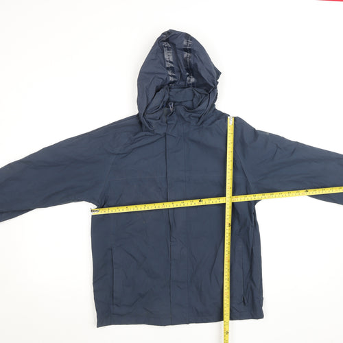 Regatta Boys Blue Waterproof Hooded Rain Coat Jacket Age 12 EUR 152