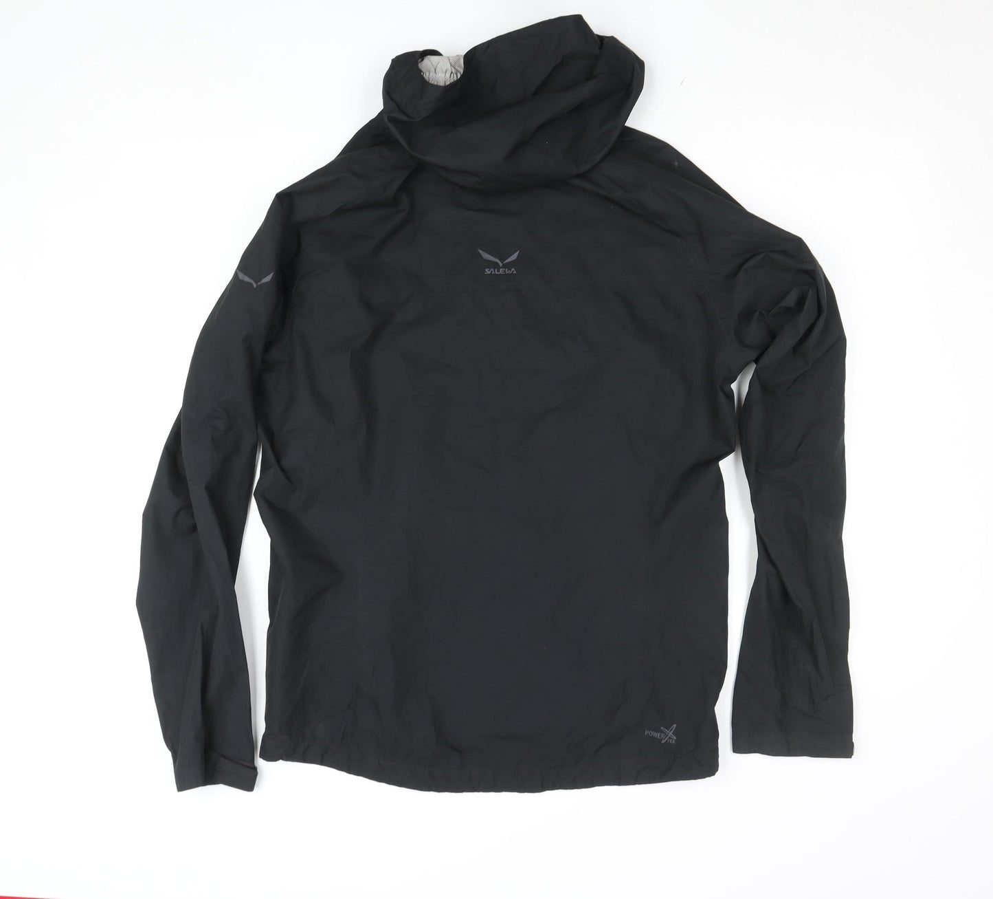 Salewa Men's Black Waterproof Hooded Rain Jacket Size M