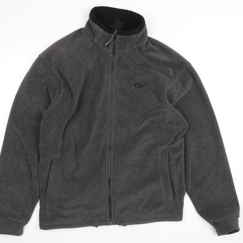 Lowe Alpine Men's Grey Fleece Full Zip Outdoor Jacket Size M