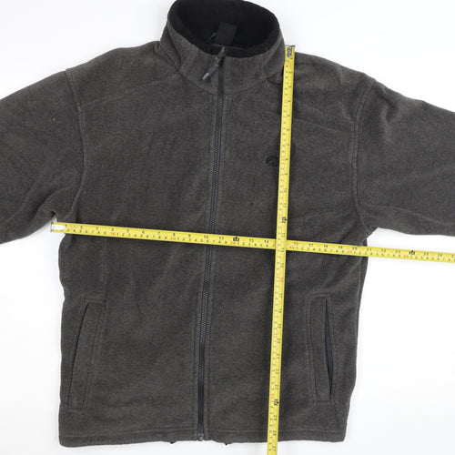 Lowe Alpine Men's Grey Fleece Full Zip Outdoor Jacket Size M