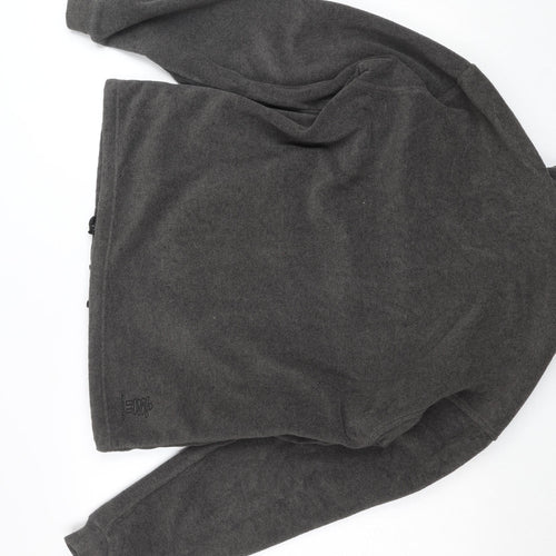 Lowe Alpine Men's Grey Fleece Full Zip Outdoor Jacket Size M