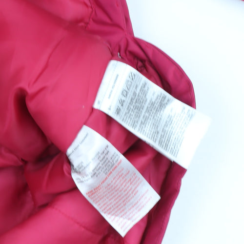 Regatta Womens Pink Waterproof Hooded Mid-Length Jacket UK 12