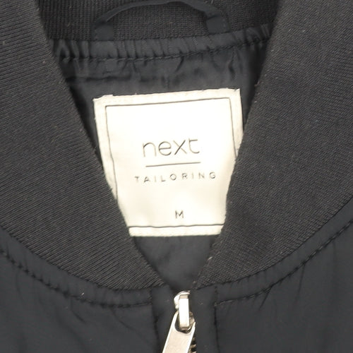 Next Men's Blue Padded Bodywarmer Waistcoat M Polyester Casual