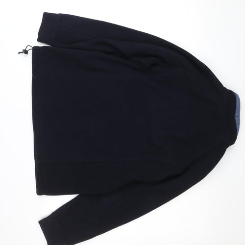 Marks and Spencer Women's Black Fleece Full Zip Jacket Size 8
