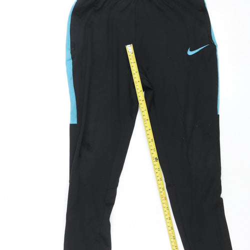Nike Women's Black Dri-Fit Tapered Track Pants M