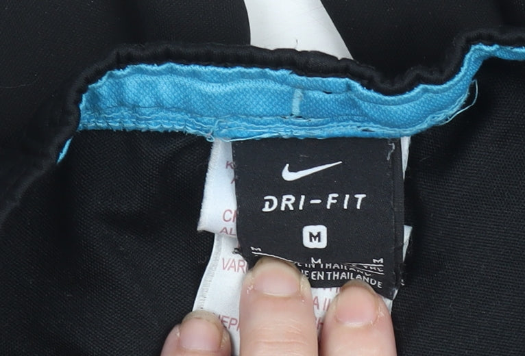 Nike Women's Black Dri-Fit Tapered Track Pants M