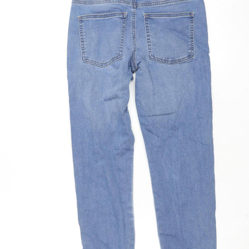 Primark Girls Blue Denim Co Jogger Jeans 8-9 Years Drawstring Waist