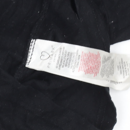 Primark Boys Black Batman Graphic Short Sleeve Cotton T-Shirt 4-5 Years