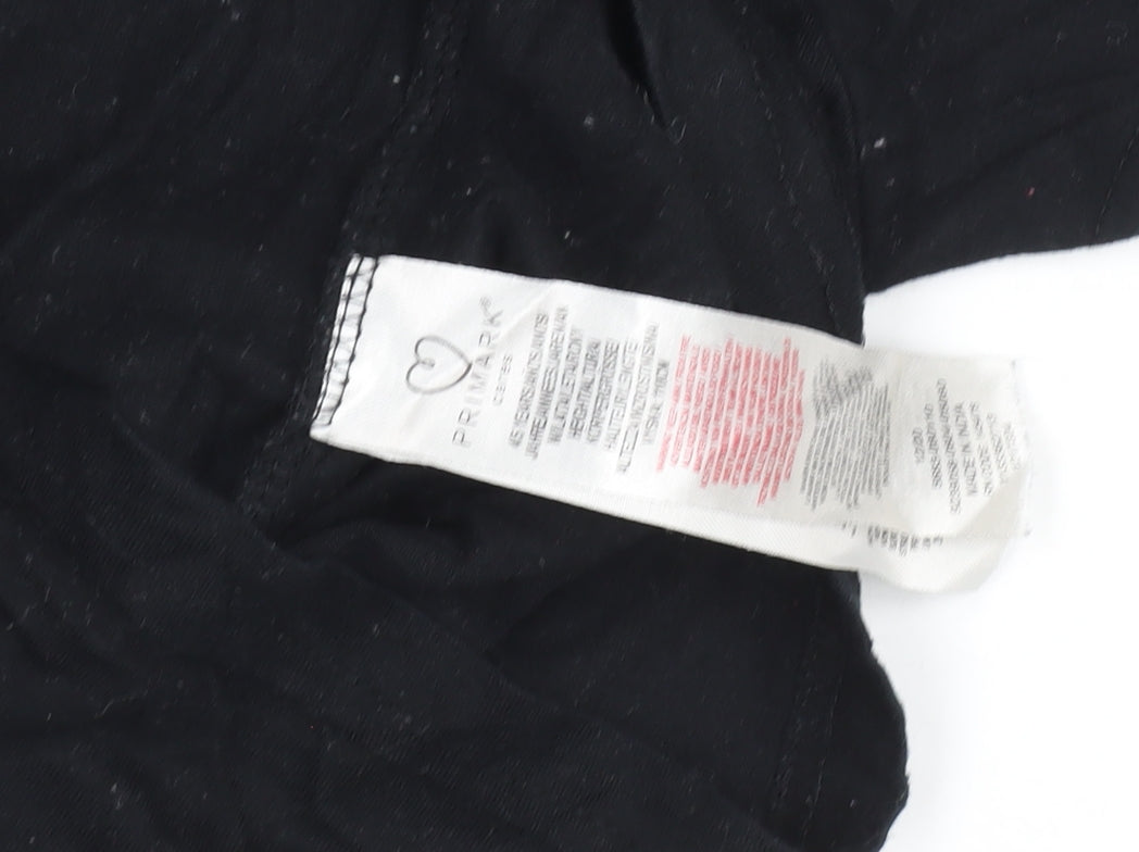 Primark Boys Black Batman Graphic Short Sleeve Cotton T-Shirt 4-5 Years