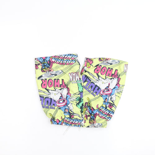 Marvel Boys Multicoloured 6-7 Years Swim Shorts with Superhero Print