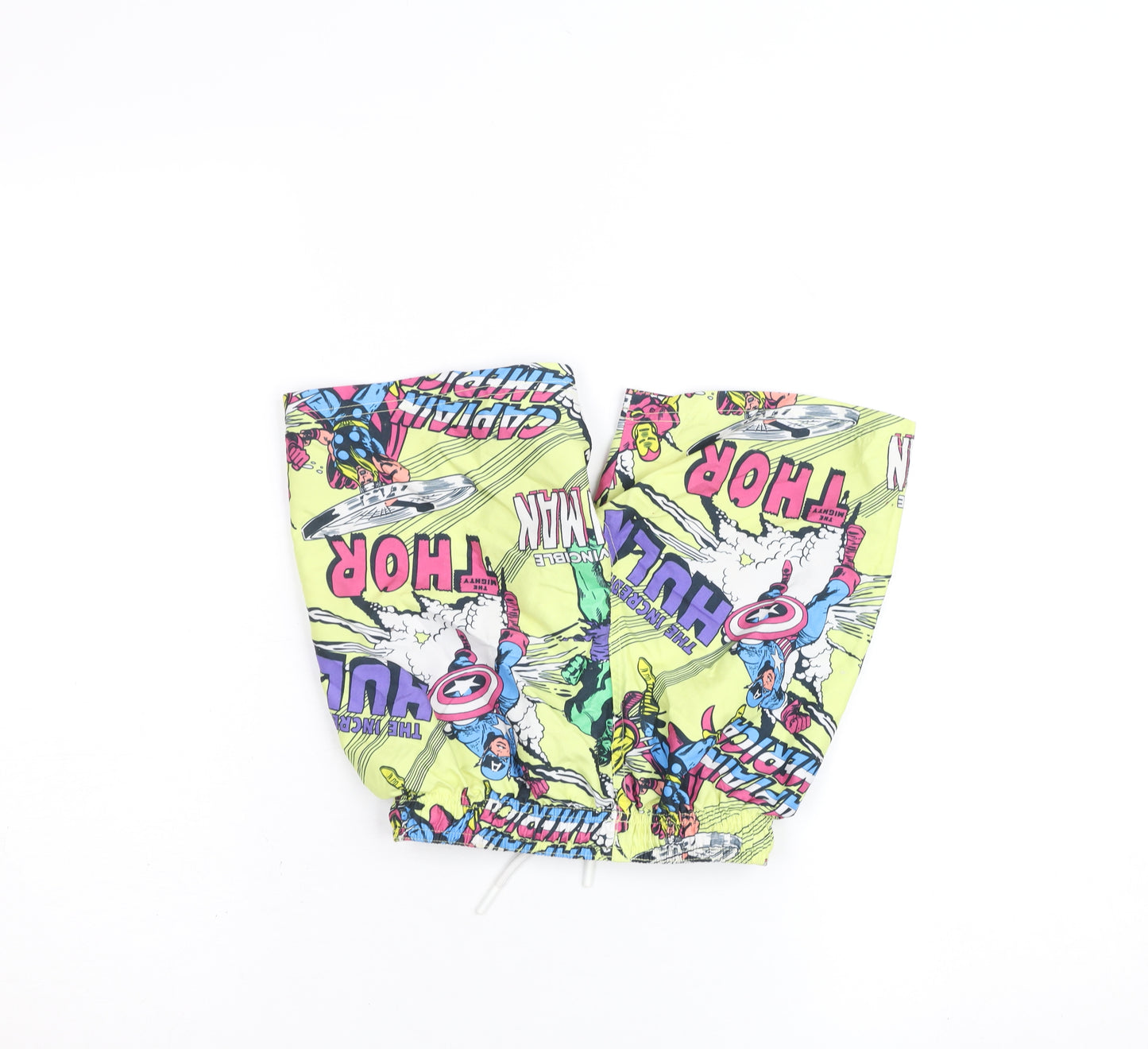 Marvel Boys Multicoloured 6-7 Years Swim Shorts with Superhero Print