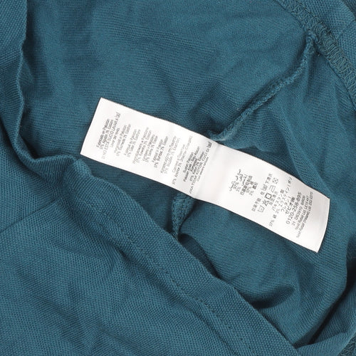 Next Boys Blue Polo Shirt 8 Years Cotton Blend Short Sleeve Casual Top