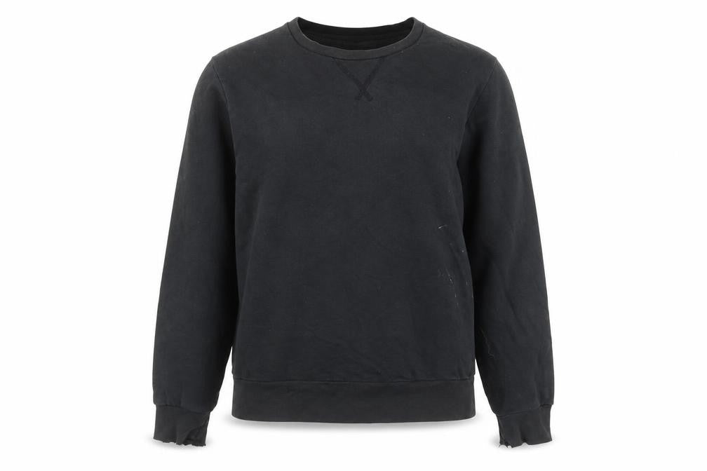 Front view of Brave Soul Women’s Black Cotton Blend Pullover Sweatshirt M