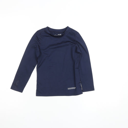 St Bernard Boys Blue Long Sleeve Athletic Top 4-5 Years Quick Dry
