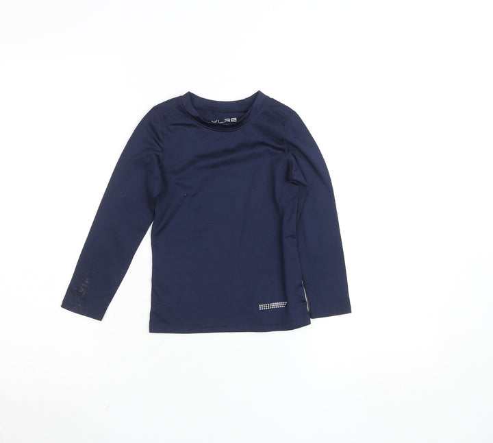St Bernard Boys Blue Long Sleeve Athletic Top 4-5 Years Quick Dry