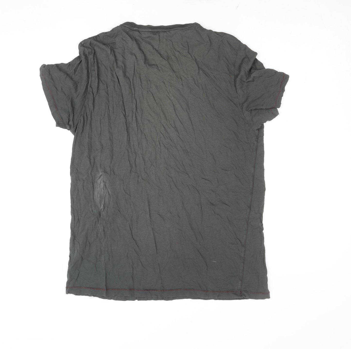 Next Women's Grey Music Print Short Sleeve Cotton T-Shirt M