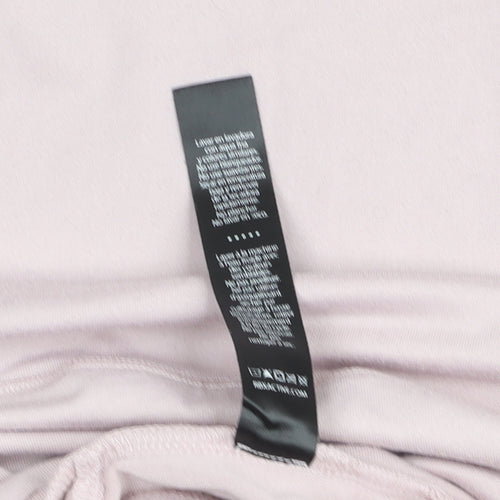 RBX Womens Pink Long Sleeve Mock Neck Activewear Top Size S