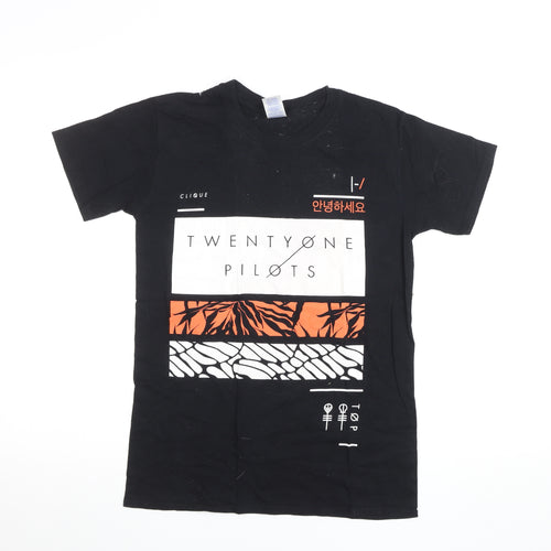 Gildan Women’s Black Twenty One Pilots Graphic T-Shirt Size S