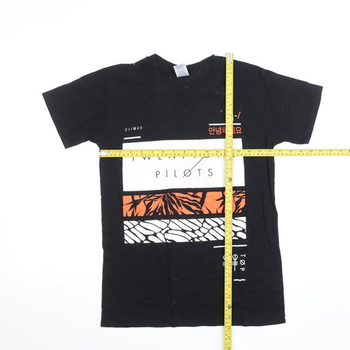 Gildan Women’s Black Twenty One Pilots Graphic T-Shirt Size S