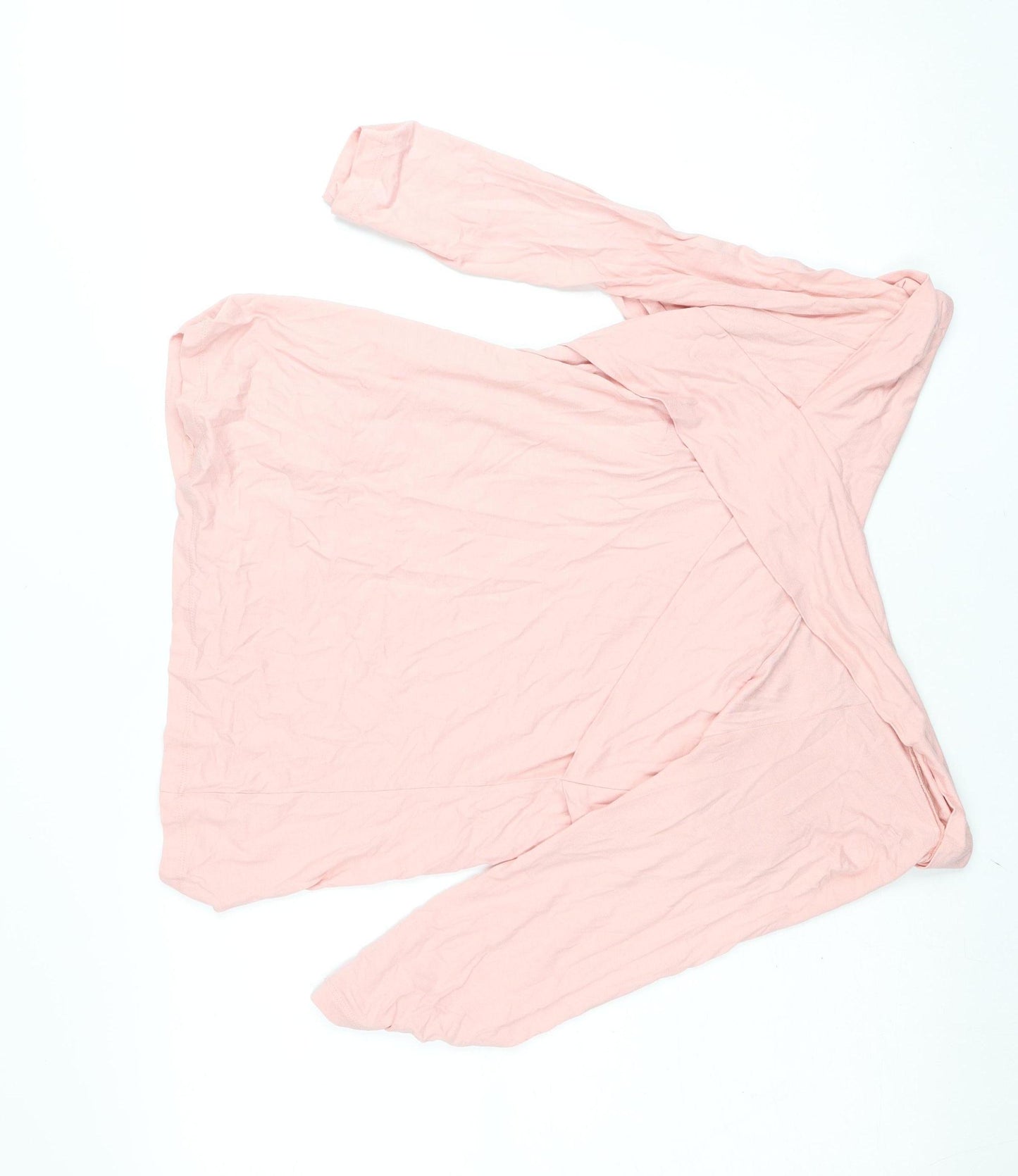 Bodyflirt Women's Pink 3/4 Sleeve Off Shoulder Wrap Blouse Size 12