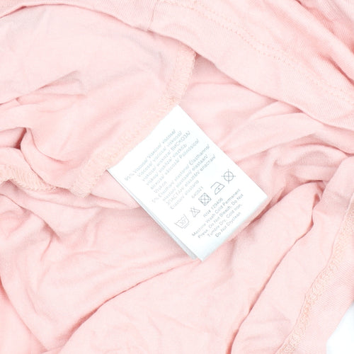 Bodyflirt Women's Pink 3/4 Sleeve Off Shoulder Wrap Blouse Size 12