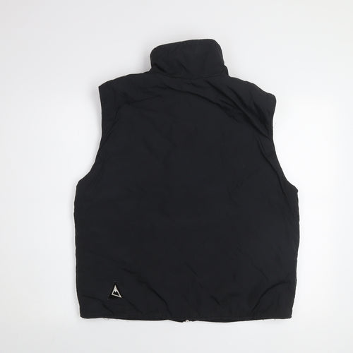 Avalanche Men's Black Nylon Ski Waistcoat Bodywarmer Size S