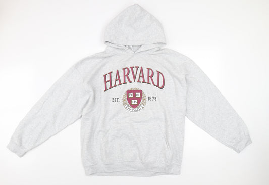 Gildan Men’s Grey Harvard Pullover Hoodie XL Fleece Sweatshirt