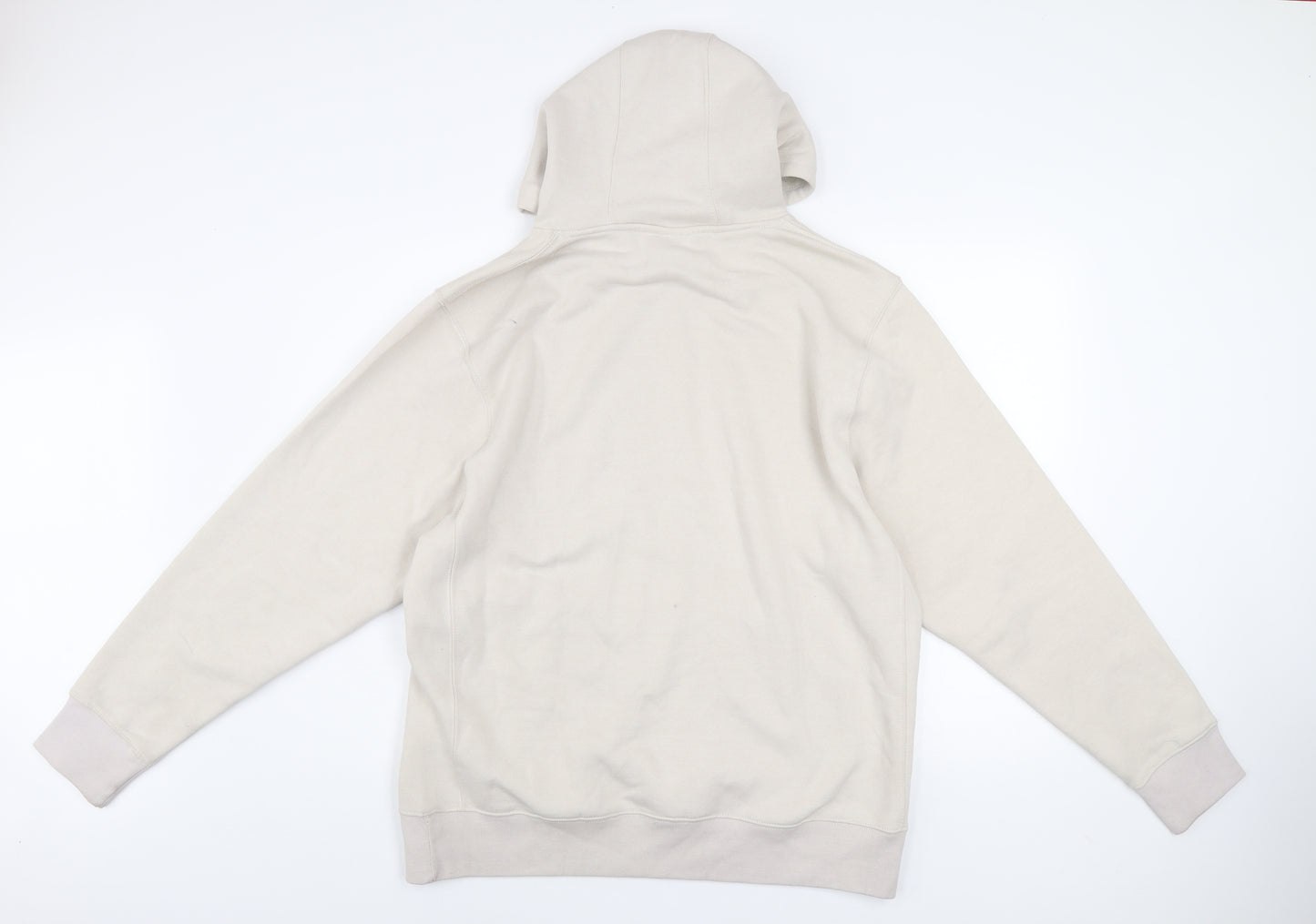 Nike Men's Beige XL Pullover Hoodie Sweatshirt